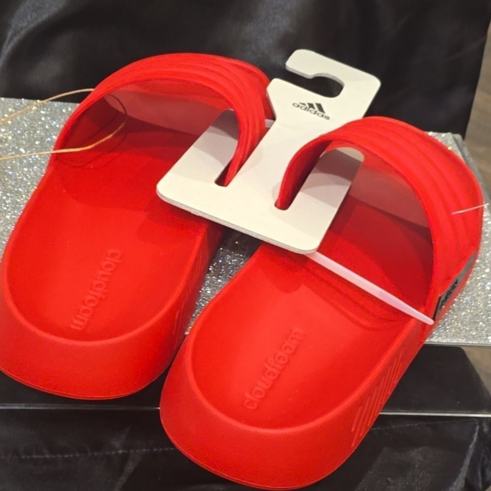 Adidas Racer TR Slides- Red - Picture 11 of 11